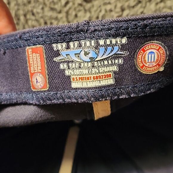 Top of the World University of Pittsburgh Panthers Pitt Stretchfit Hat - NWOT - Picture 9 of 9